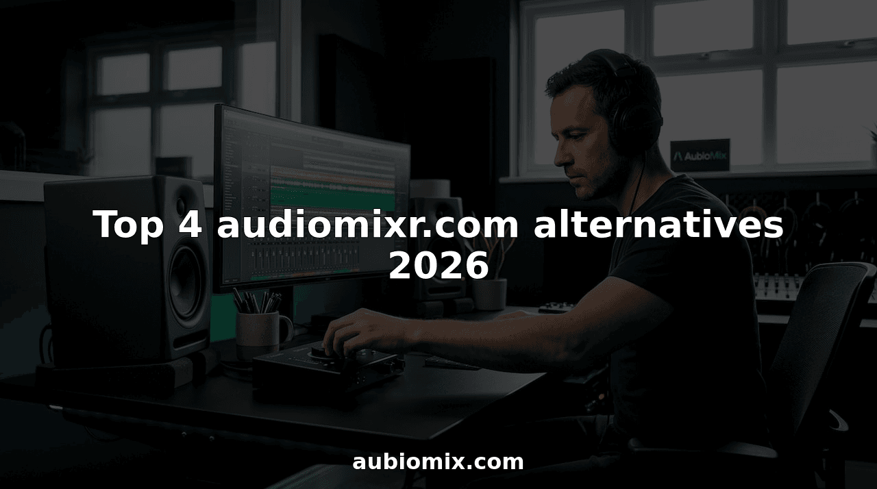 Top 4 audiomixr.com alternatives 2026