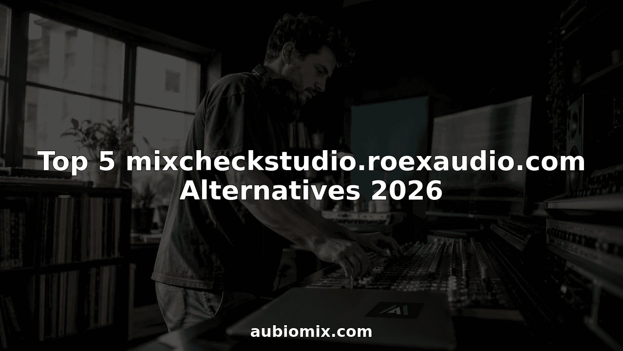 Top 5 mixcheckstudio.roexaudio.com Alternatives 2026